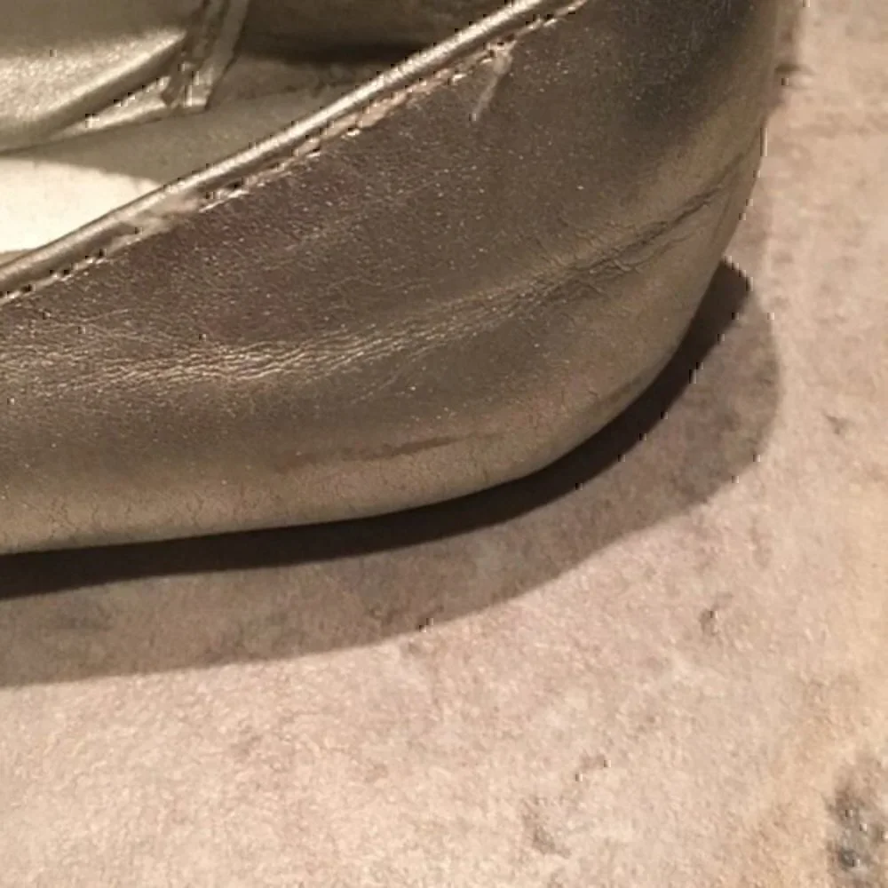 Steve Madden Girls size 13 silver sequin bow shoes